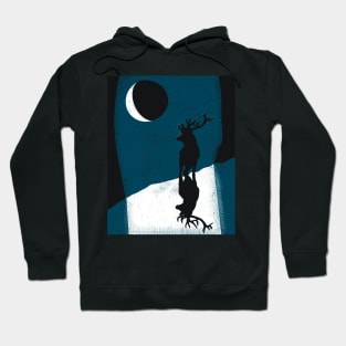 Moonlit deer Hoodie